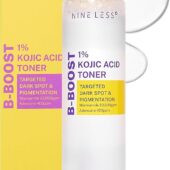 B-Boost 1% Kojic Acid Toner With 2% Niacinamide For Dark Spot Correction - Korean Skincare For All Skin Types - Formula With Adenosine &Amp; Probiotics - 6.76 Fl. Oz.