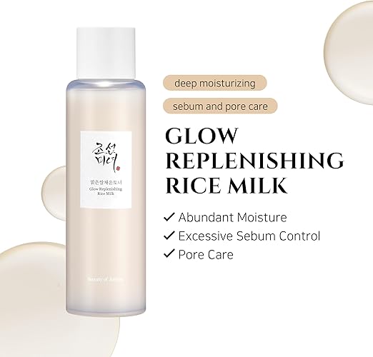 A33 Beauty of Joseon Glow Replenishing Rice Facial Sebum Toner for Oily Combination Skin Korean Moisturizing Balance Care 150ml, 5.07 fl.oz