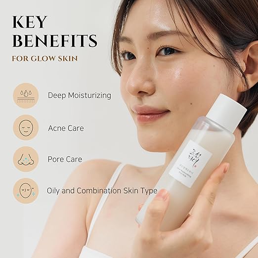 A333 Beauty of Joseon Glow Replenishing Rice Facial Sebum Toner for Oily Combination Skin Korean Moisturizing Balance Care 150ml, 5.07 fl.oz