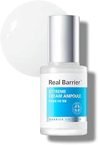 Real Barrier Extreme Cream Ampoule, Facial Moisturizer with 3-Ceramide and Panthenol, High Concentrated Ampoule for Sensitive Skin, Nourishing, Strengthening Skin Barrier, MLE, 1.01 Fl. Oz, 30ml