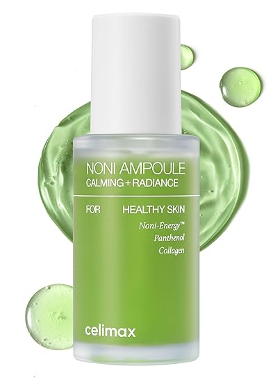 G3 celimax Noni Energy Ampoule 30ml | with Noni Extract, Hydrating, Moisturizing & Soothing Serum for Wrinkles & Fine Lines, Mild Ampoule For Face