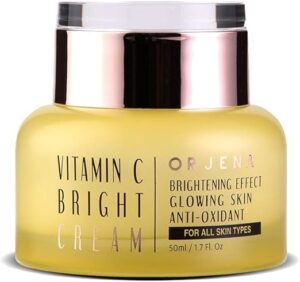 ORJENA VITAMIN C BRIGHT CREAM - Brightening Effect, Glowing Skin, Anti-Oxidant - For All Skin Types, 500ml Net Wt