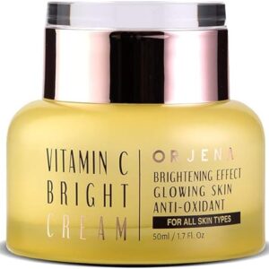 Orjena Vitamin C Bright Cream - Brightening Effect, Glowing Skin, Anti-Oxidant - For All Skin Types, 500Ml Net Wt
