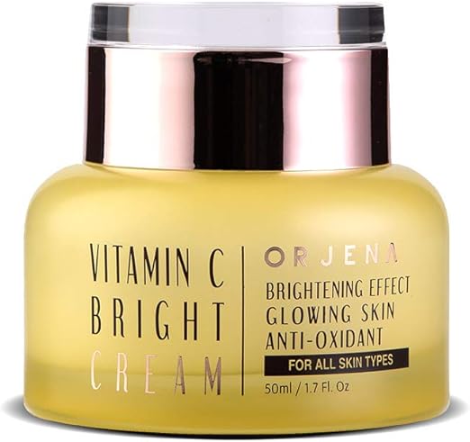 ORJENA VITAMIN C BRIGHT CREAM - Brightening Effect, Glowing Skin, Anti-Oxidant - For All Skin Types, 500ml Net Wt