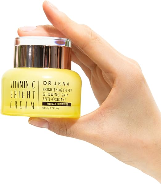 ORJENA VITAMIN C BRIGHT CREAM - Brightening Effect, Glowing Skin, Anti-Oxidant - For All Skin Types, 500ml Net Wt