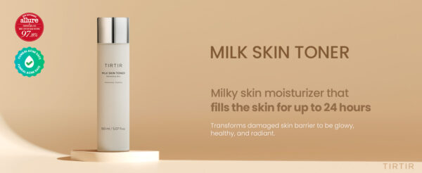 TIRTIR Milk Skin Toner for REFRESHING SKIN, 150ml