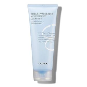COSRX Hydrium Triple Hyaluronic Moisturizing Cleanser 5.07 fl.oz / 150ml | Daily Cleanser for Dry Skin with Hyaluronic Acid & Vitamin B | Animal Testing Free, Paraben Free, Korean Skin Care