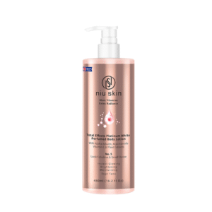 niu skin total effects platinum white perfumed body lotion NO 5 480ml