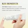 Dr.Althea 345 Relief Cream | Daily Face Moisturizer | Blemish Relief Care | Soothing Recovery & Moisture with Niacinamide, Panthenol | Korean Vegan Skin Care for All Skin Types | 1.7 Fl Oz (Pack of 1)