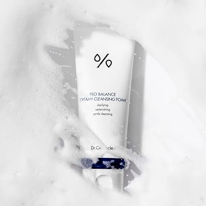 Dr.Ceuracle by leegeehaam Pro Balance Creamy Deep Cleansing Foam (150 ml / 5.07 fl. oz.) - Korean Daily Hydrating Facial Wash with 6 Probiotics for Oil & Moisture Balance