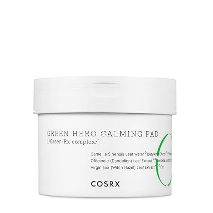 Z2 COSRX Green Tea Toner Pads, Relief Redness, Face Toner for Sensitive & Irritated Skin, Soothing, Hydrating, Refreshing, 70 Pads, Korean Skin Care
