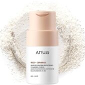 Anua Rice Enzyme Brightening Cleansing Powder, Rice Mask, Ceramide, Gentle Face Wash For Brightening, Radiant Skin, Facial Cleanser For Dry Skin, Korean Skincare, Fragrance Free, 40G/1.41Fl.oz.