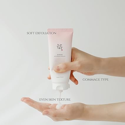 Beauty of Joseon Apricot Blossom Peeling Gel Soft Exfoliating Face and Body Scrub Dead Skin Cells Remover for All Skin Types, Korean Skincare for Men Women, 100ml, 3.38 fl.oz