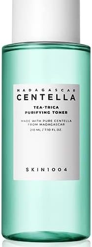 Skin1004 Tea-Trica Purifying Toner 7.10 Fl.oz, 210Ml, Soothing Hydration, Acne Care