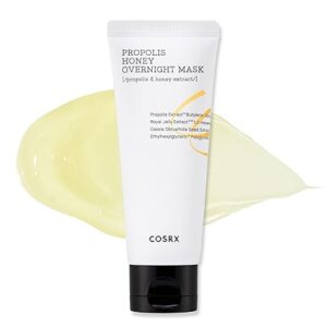 COSRX Full Fit Propolis Honey Overnight Mask | 2.03 fl.oz / 60ml | Propolis Extract 87% | Korean Skin Care, Cruelty Free, Paraben Free