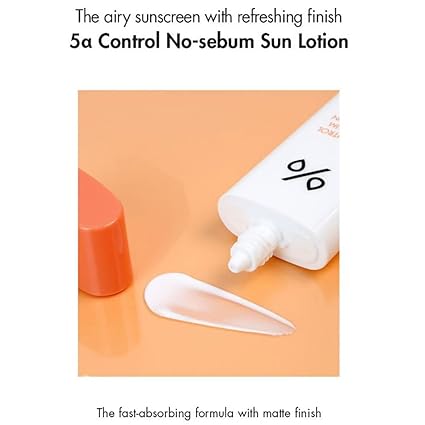 Dr.Ceuracle 5α Control No-sebum Sun Lotion SPF50+ PA++++, 1.76 Ounce (Pack of 1)