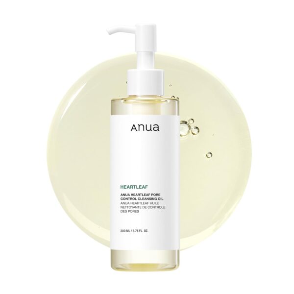 Anua Heartleaf Pore Control Cleansing Oil, Oil Cleanser for Face, Makeup Blackhead Remover, Korean Skin Care 6.76 fl oz(200ml)
