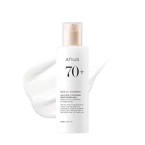 ANUA Rice 70 Intensive Moisturizing Milk, Lotion for Deep Hydration and Nourishing, Glowy Glass Skin, Rice Water, Niacinamide, Ceramides, Lightweight, Korean Skincare, 150ml/ 5.07 fl.oz.