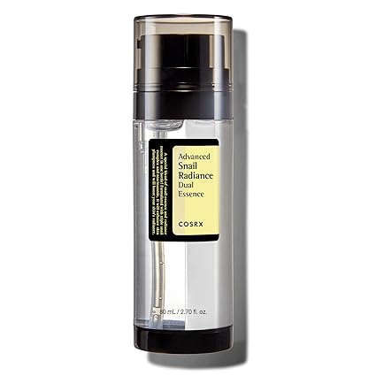 o2 COSRX Niacinamide 5% + Snail Mucin 74% Dual Essence, Anti Aging Face Serum for Dull Skin, Mothers day gifts for mom, Sensitive Skin, Not Tested on Animals, Korean Skin Care, 2.70 fl.oz / 80ml