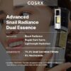 COSRX Niacinamide 5% + Snail Mucin 74% Dual Essence, Anti Aging Face Serum for Dull Skin, Mothers day gifts for mom, Sensitive Skin, Not Tested on Animals, Korean Skin Care, 2.70 fl.oz / 80ml