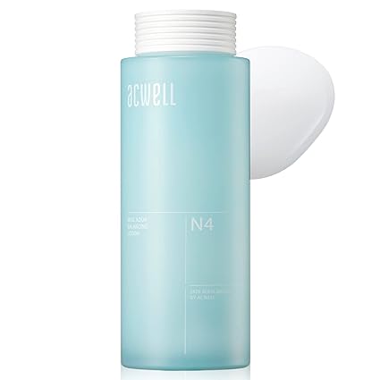 ACWELL Real Aqua Balancing Hydrating and Soothing Face Lotion 4.7 fl.oz. - Sebum Control and pH Balancing for Oily and Sensitive Skin, Calms Acne and Blemishes