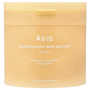 Abib Glutathiosome Dark Spot Pad Vita Touch 60 Pads 7.43Fl Oz/ 220Ml