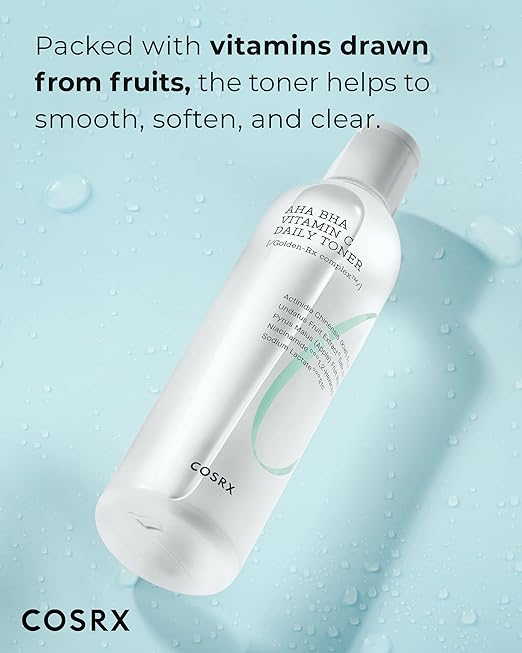 s22 COSRX ABC Daily Toner, Korean Toner for Day & Night with AHA, BHA, & Vitamin C, Refreshing Exfoliating Toner for Clean Radiant Skin, Korean Skin Care, 150ml, 5.07 fl.oz