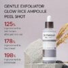 Peel Shot Glow Black Rice Peeling Ampoule, Soft Exfoliating Face and Body Scrub Dead Skin Cells, Blackheads Remover for All Skin Types korean skin care 80ml