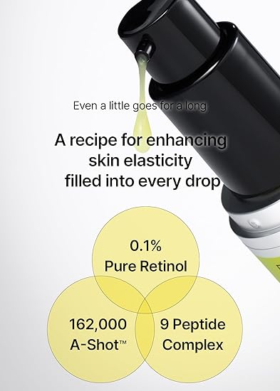 celimax The Vita A Retinol Shot Tightening Serum | with Pure Vitamin A Retinol, Peptide, Pore Minimizer, Wrinkles & Fine Lines, Firmer Skin, Anti-Aging, Skin Smoothing 30ml