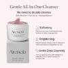 Rosehip Brightening Rice Mochi Face Cleanser & Daily Scrub - Moisturizing, Exfoliating & Deep-Cleansing - All Skin Types with Rice Powder & Rice Water (1.76oz)