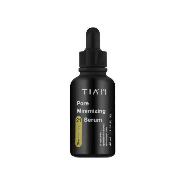 TIAM Pore Minimizing 21 Serum, Niacinamide 20%, Zinc 1%, Discoloration Serum, Pore Tightening Serum, Minimizing Large Pores, Serum for oily skin, 1.35 Fl.Oz /40 ml