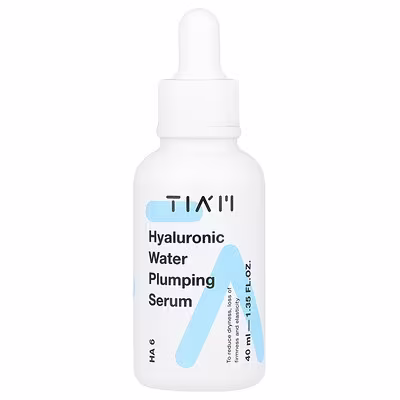 TIAM Hyaluronic Water Plumping Serum, Hyaluronic Acid Serum for Face with Panthenol, Hydrating, Moisturizing, Plumping Fine Lines, 1.35 fl oz/40ml