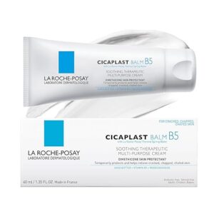 La Roche-Posay Cicaplast Balm B5, Healing Ointment and Soothing Therapeutic Multi Purpose Cream for Dry & Irritated Skin, Body and Hand Balm, Baby Safe, Fragrance Free 40ml