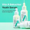 TIA'M Vita A Bakuchiol Youth Serum, 1.35 fl oz, Anti-Aging Serum for Wrinkles & Dark Spots, Enhances Firmness & Elasticity, Retinol Alternative for Sensitive Skin, Korean Skin Care 40ml/1.31fl oz