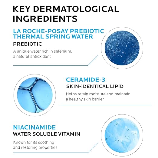 La Roche-Posay Toleriane Purifying Foaming Cream Cleanser for Oily Skin, Daily Face Wash with Ceramides and Niacinamide, Oil-Free, Fragrance Free 125ml/4.22 fl oz