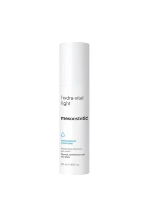 Mesoestetic Hydra-Light Moisturizing Face Cream w/Hyaluronic acid & Urban D-tox for Normal, Oily, and Combination Skin 50ml/ 1.69 fl oz
