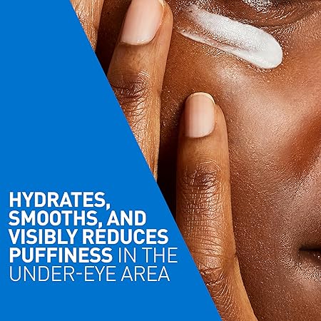 CeraVe Eye Repair Cream, Under Eye Cream For Puffiness And Bags Under Eyes, Hyaluronic Acid + Niacinamide + Marine Botanical Complex, Oil Free & Opthalmologist Tested 0.5OZ/ 14. 2 G