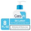 CeraVe SA Lotion for Rough & Bumpy Skin, Vitamin D, Hyaluronic Acid, Lactic Acid & Salicylic Acid Lotion, Fragrance Free & Allergy Tested, 8 Ounce 237ML / 8FL OZ