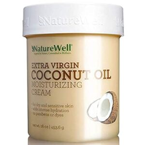 Nature Well Extra-Virgin Coconut Oil Moisturizing Cream  (16 oz./ 454G) .Packed with proven antioxidants,