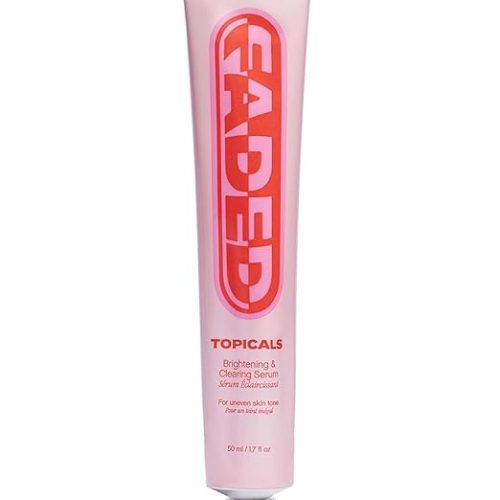 Topicals Faded Brightening And Clearing Serum | Reduces Discoloration Post-Blemish Marks Scars Spots Contains Kojic Acid Niacinamide Dermatologist-Tested Vegan Cruelty-Free 1.7 Fl Oz/ 50 Ml