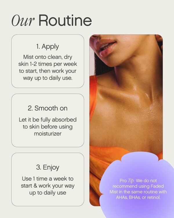Topicals Faded Skin Serum Mist for Brightening and Clearing Uneven Skin Tone - Made with Tranexamic Acid and Niacinamide to Fade Your Toughest Marks, Spots and Scars (3.4 Fl Oz) 100ML