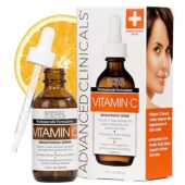 Advanced Clinicals Brightening Vitamin C Serum For Face With Glycolic Acid + Lactic Acid | Vitamin C Eye Serum Face Moisturizer For Improving Look Of Dark Spots &Amp; Uneven Complexion, 1.75 Fl Oz 52Ml