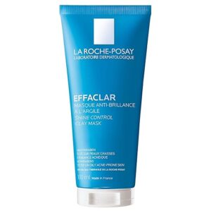 La Roche-Posay Effaclar Clarifying Clay Face Mask for Oily Skin, Unclogs Pores and Controls 100ml Shine Without Over-Drying, Packaging May Vary