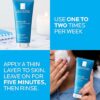 La Roche-Posay Effaclar Clarifying Clay Face Mask for Oily Skin, Unclogs Pores and Controls 100ml Shine Without Over-Drying, Packaging May Vary