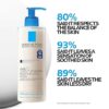 La Roche-Posay Lipikar AP+ Gentle Foaming Moisturizing Wash, Shea Butter + Niacinamide + Glycerin, Moisturizing Body Wash For Dry Skin, National Eczema Association Accepted, Soap Free 400ml/13.52fl oz
