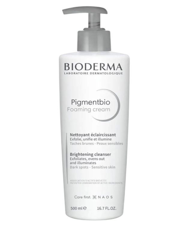 Bioderma Pigmentbio Foaming Cream, Brightening Cleanser 500Ml/ 169 Fl Oz