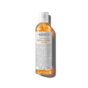 Kiehl's Calendula Herbal Extract Alcohol-Free Toner, Soothing Facial Toner for Normal to Oily Skin, Visibly Reduces Redness & Oil, Improves Skin Texture, Paraben-Free, Fragrance-Free, Non-acnegenic 8.4 fl oz/ 250ml