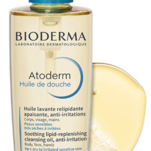 Bioderma Atoderm Shower Oil, Huile De Douche, Soothing Lipid Replenshing Cleansing Oil 200Ml/ 6.7 Fl Oz