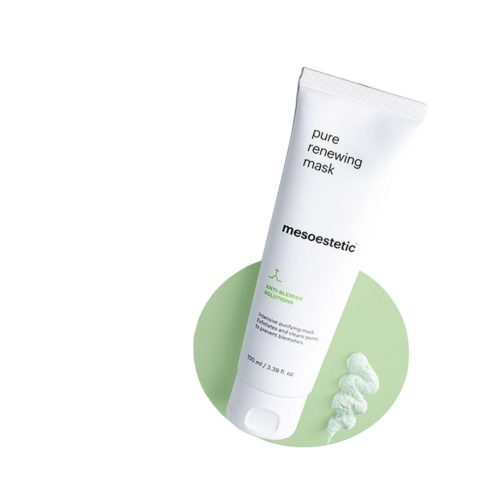 Mesoestetic Pure Renewing Mask, Exfoliating Pore Treatment for Acne Prone Skin 100ml/3.38 fl. oz.