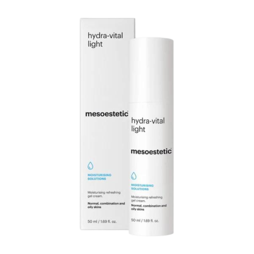 Mesoestetic Hydra-Light Moisturizing Face Cream w/Hyaluronic acid & Urban D-tox for Normal, Oily, and Combination Skin 50ml/ 1.69 fl oz